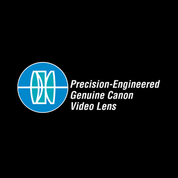 Precision Engineered Genuine Canon Video Lens 标志 PNG