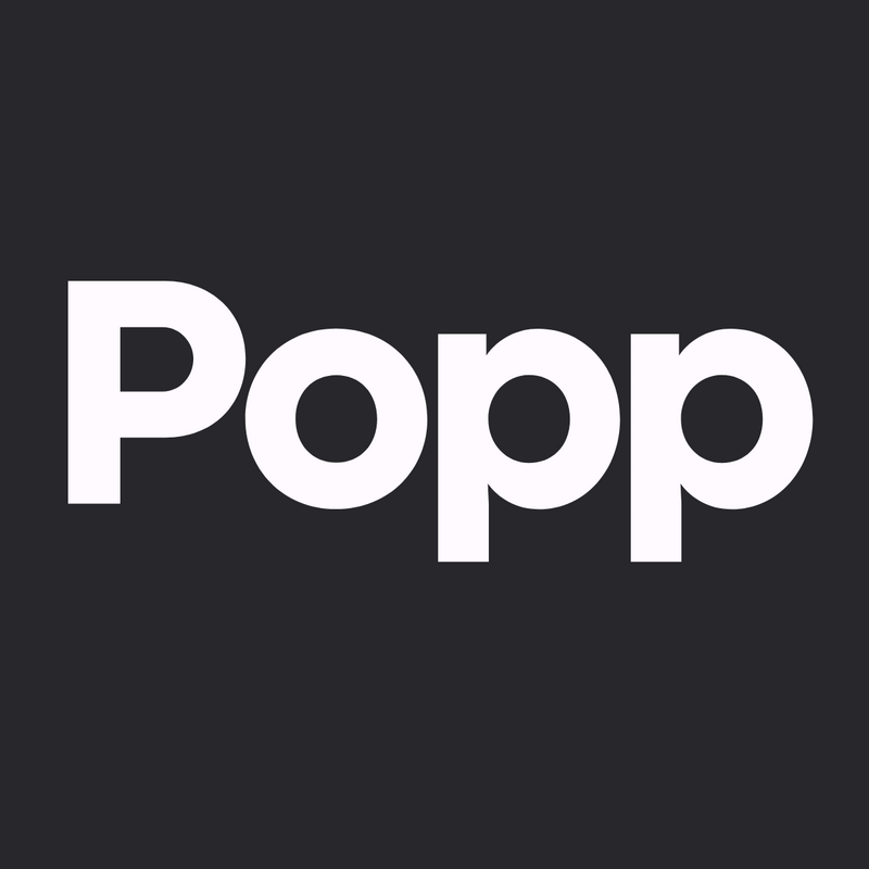 Popp Logo PNG Vector  PNG