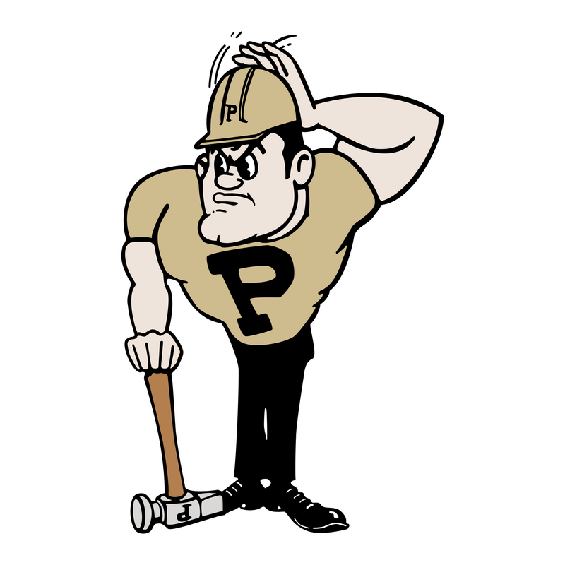 Purdue University Pete Logo PNG Vector, Ikon