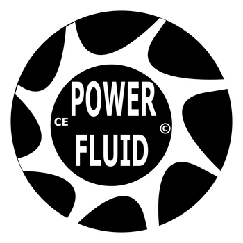 Powerfluid Fans Λογότυπο PNG Διαφανές