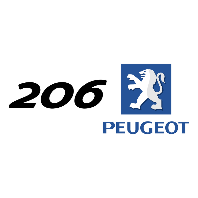 Peugeot 206 Logo PNG Vector  PNG