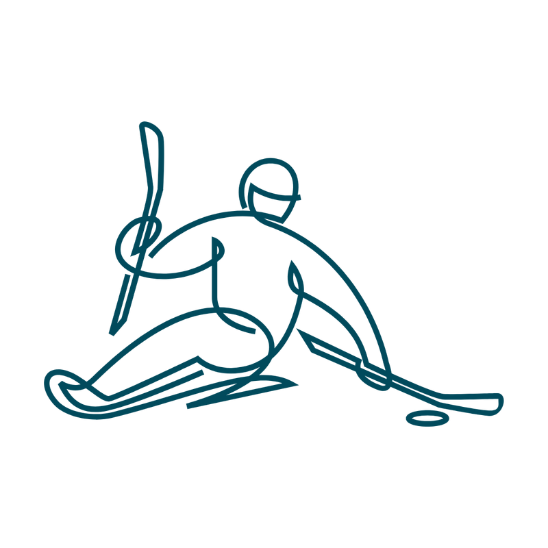 Para ice hockey 2026 Winter Paralympics pictograms Logo PNG Vector  PNG