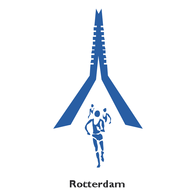 Rotterdam Marathon Logo PNG Vector  PNG