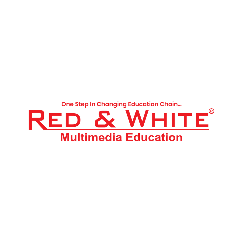 Red & White Multimedia Education Logo PNG Vector  PNG