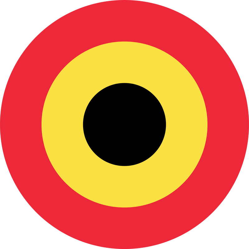 Roundel Of Belgium Logo PNG Vector, Icon Transparent