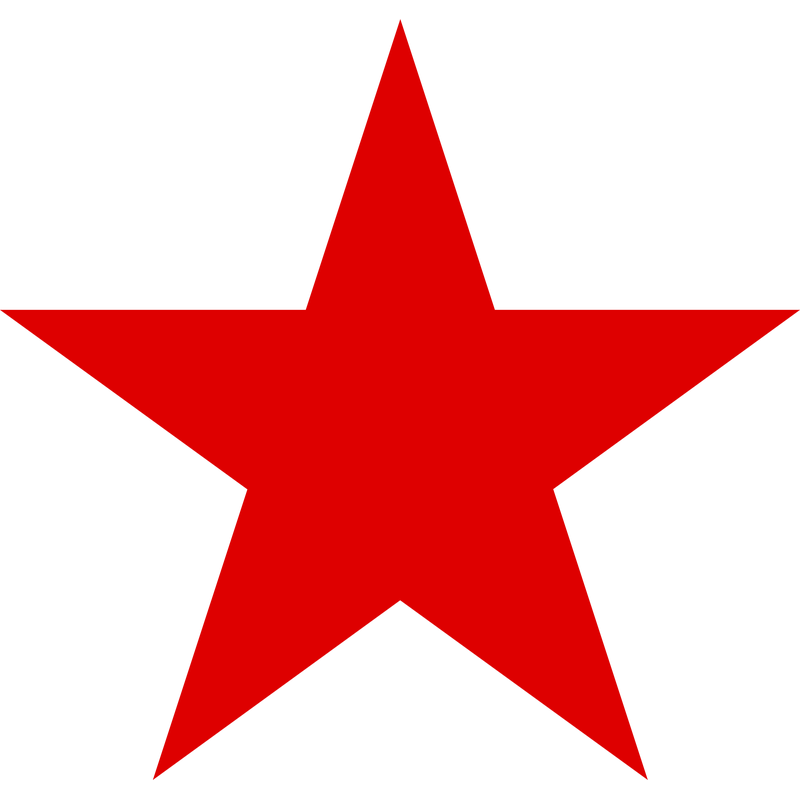 Red Star Logo PNG Vector  PNG