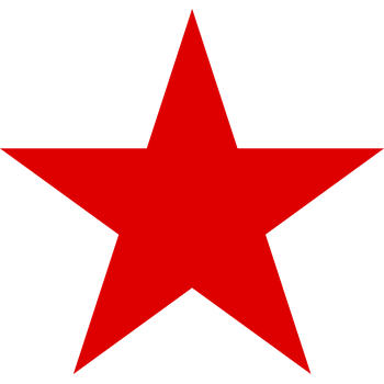 Red Star Logo PNG Przezroczyste