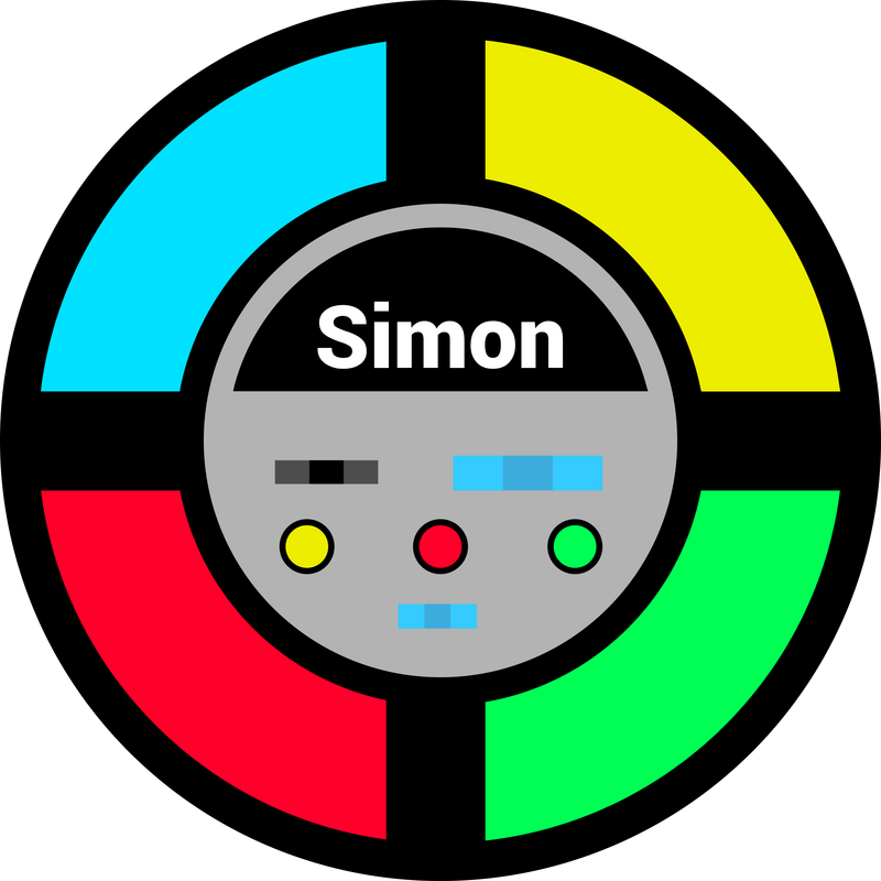 Simon Game Logo PNG Vector  PNG