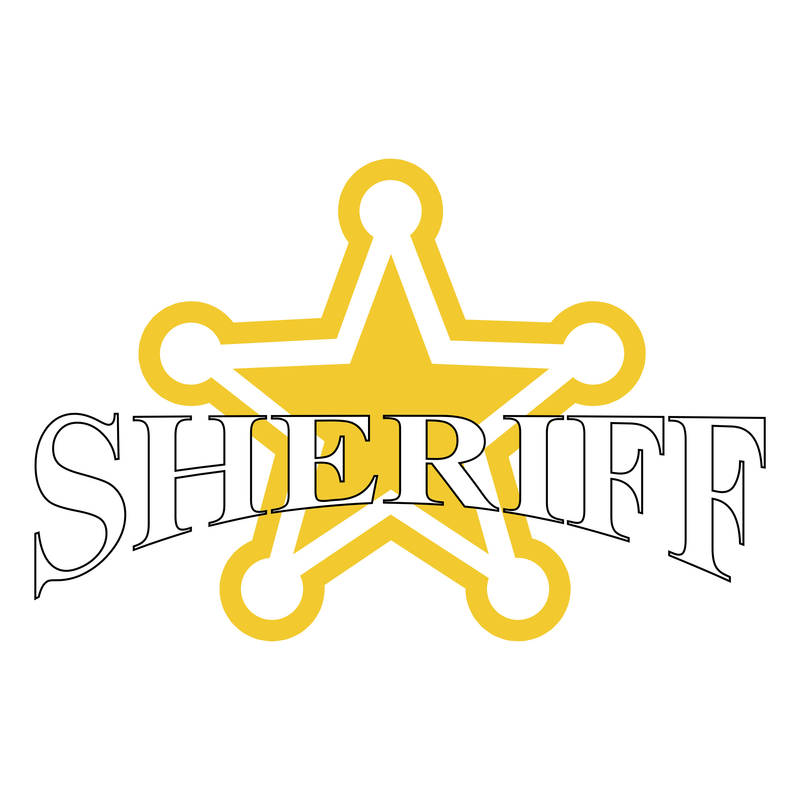 Sheriff Logotyp PNG Vector  PNG