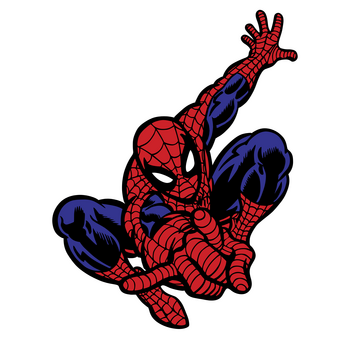 Spider Man Logo PNG Průhledné
