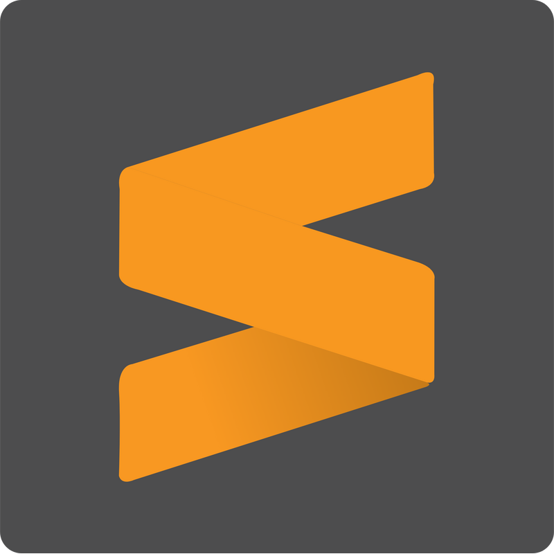 Sublime Text Logo PNG Vector  PNG