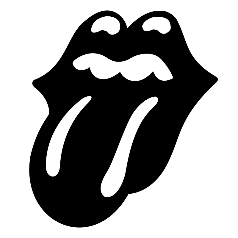 The Rolling Stones Tongue Logo PNG Vector  PNG