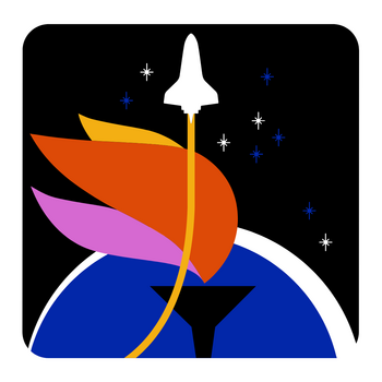 Teacher in Space Logo PNG