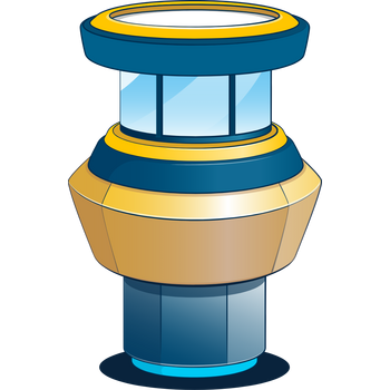 Tower 3 (skeuomorphic) Logo PNG