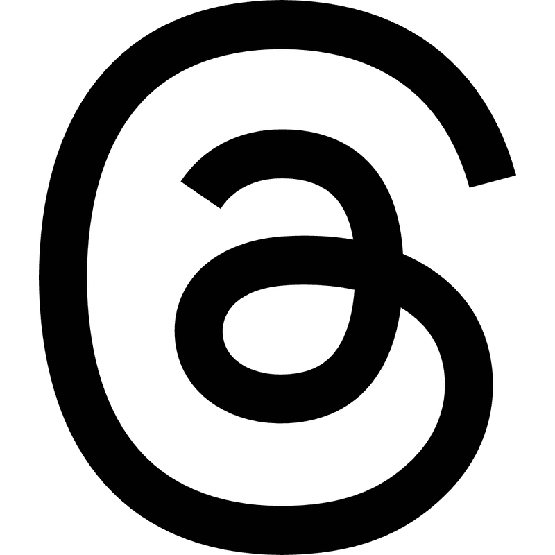 Threads Λογότυπο PNG Vector  PNG
