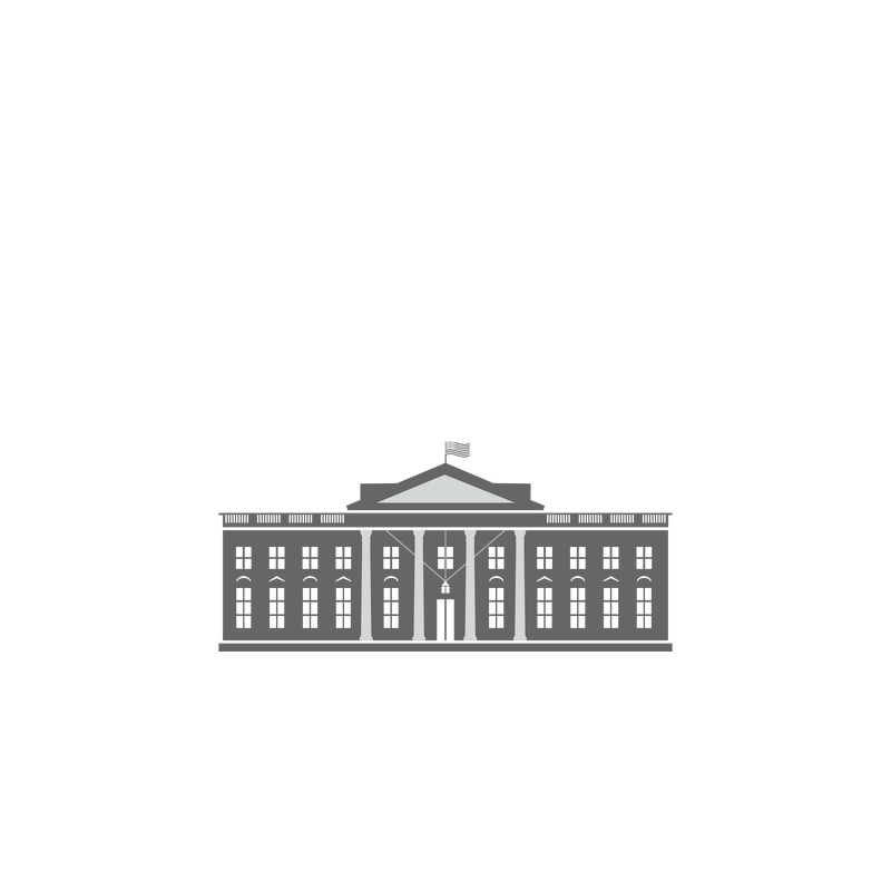 The White House Logo PNG Vector, Icon Transparent