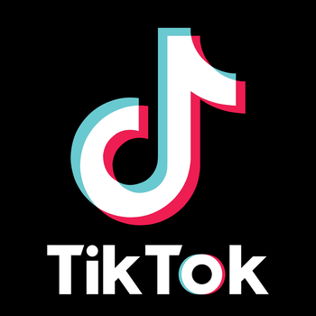Tiktok Icon Black Logo PNG Transparent