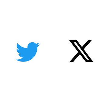 Twitter and X โลโก้ PNG