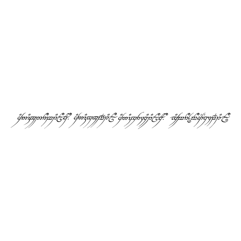 The One Ring Logo PNG Vector  PNG