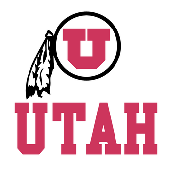 UTAH Utes Logo PNG Průhledné