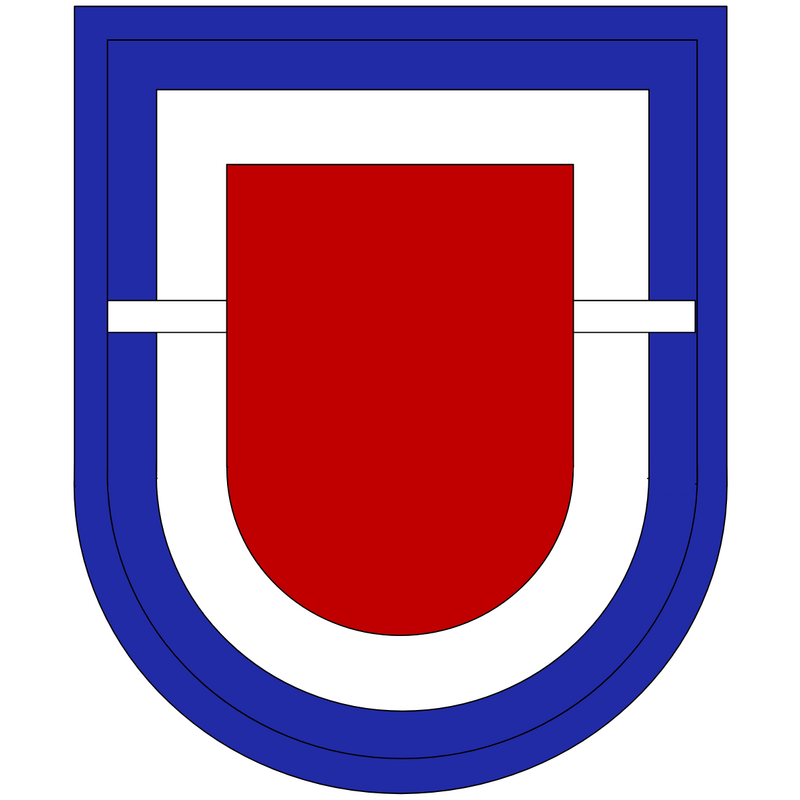 US Army 187th Infantry Regiment 1st Battalion Beret Flash Logo PNG Vector  PNG