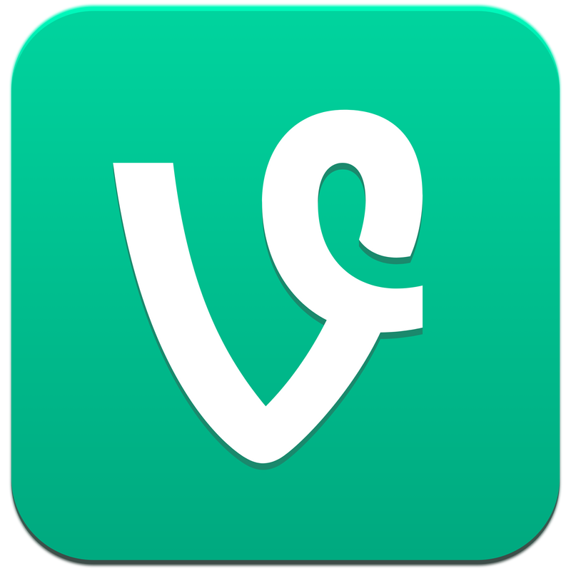 Vine Icon 标志 PNG Vector  PNG