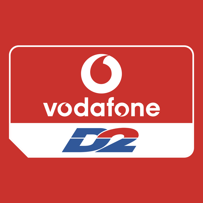 Vodafone D2 Logo PNG Vector, Icon Transparent