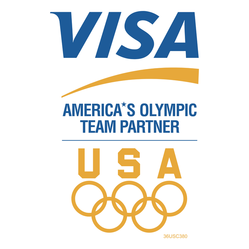 Visa America&#039;s Olympic Team Partner Logo PNG Vector  PNG