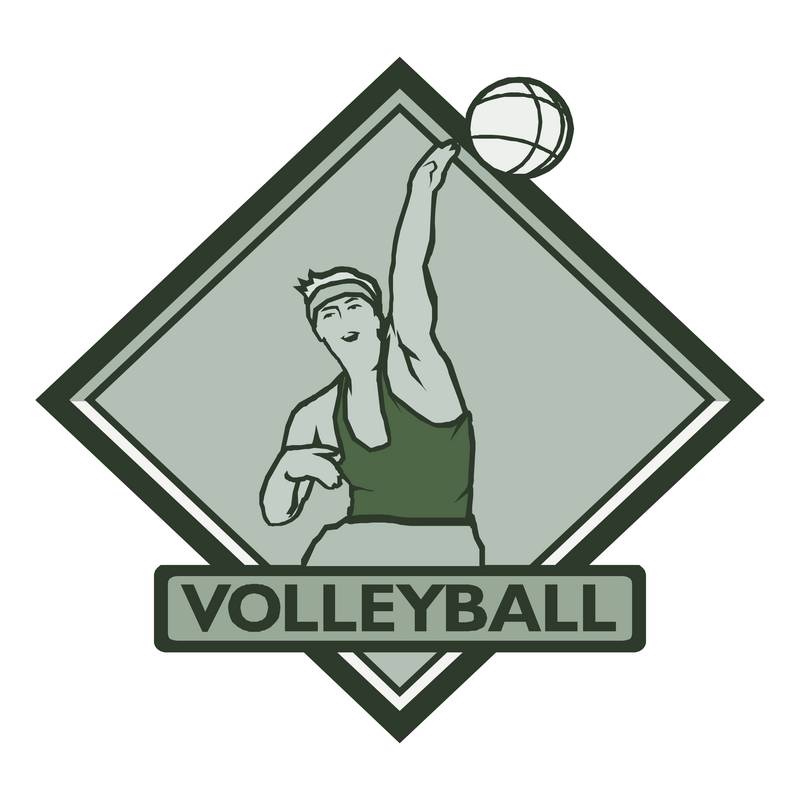 Volleyball Logo PNG Vector  PNG