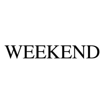 Weekend Logo PNG Átlátszó