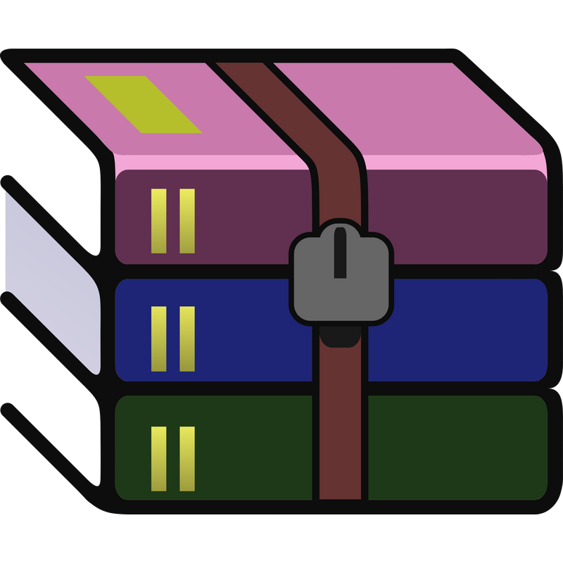 Winrar Logo PNG Vector, Icon Transparent