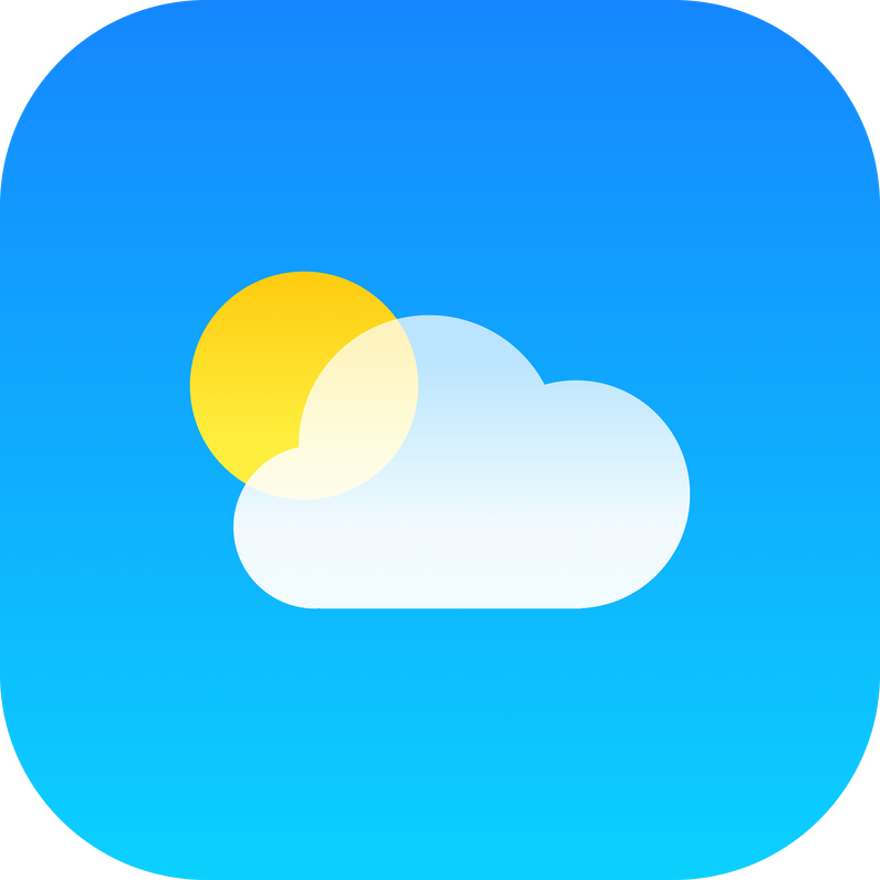 Weather iOS Logo PNG Vector  PNG