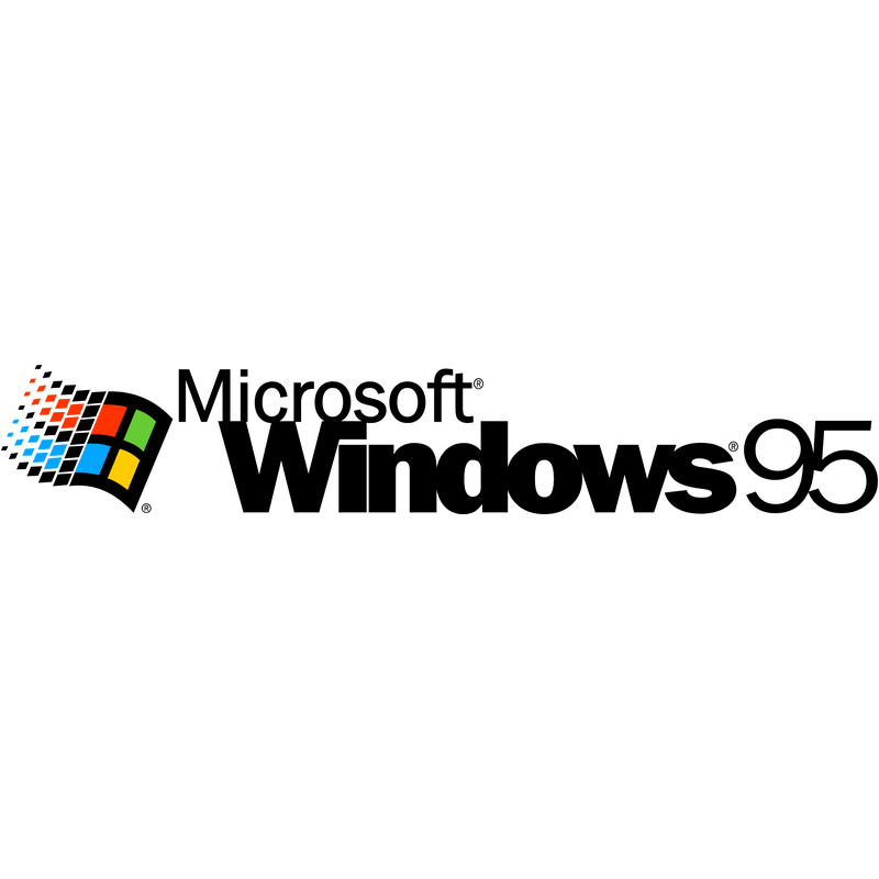 Windows 95 Logo PNG Vector  PNG