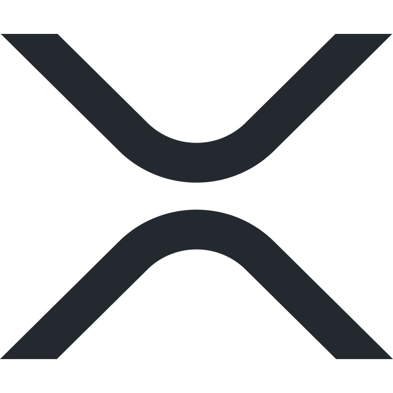 Xrp Symbol Black Logo PNG Vector  PNG