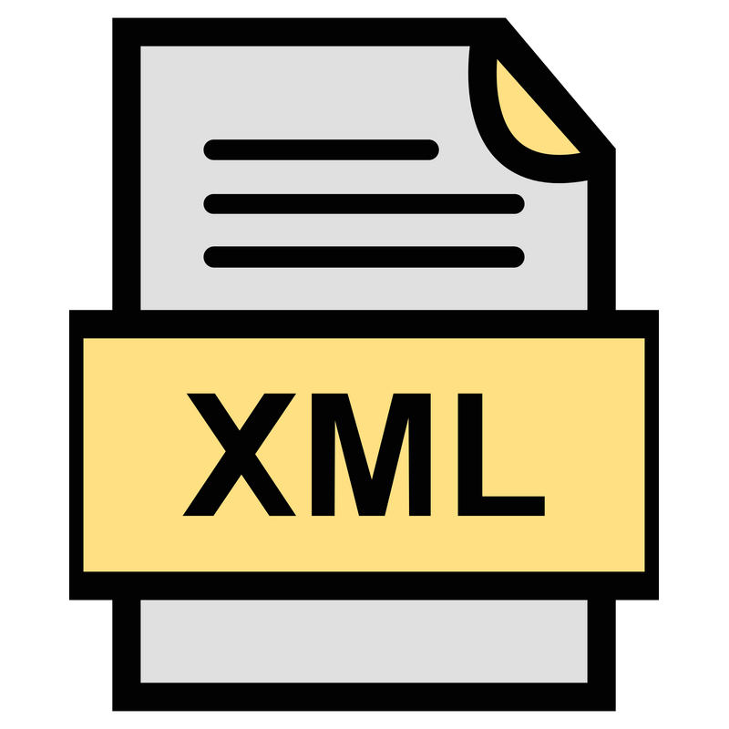 Xml Logo PNG Vector  PNG