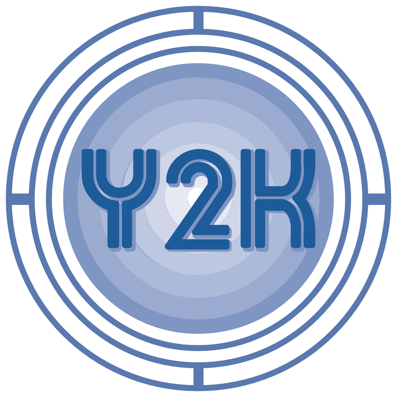 Y2k Logo PNG Vector, Icon Transparent